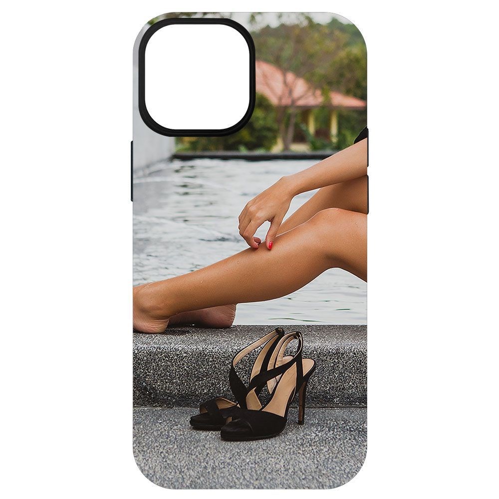

Чехол-накладка Krutoff Soft Case Босоножки женские для iPhone 13 mini черный