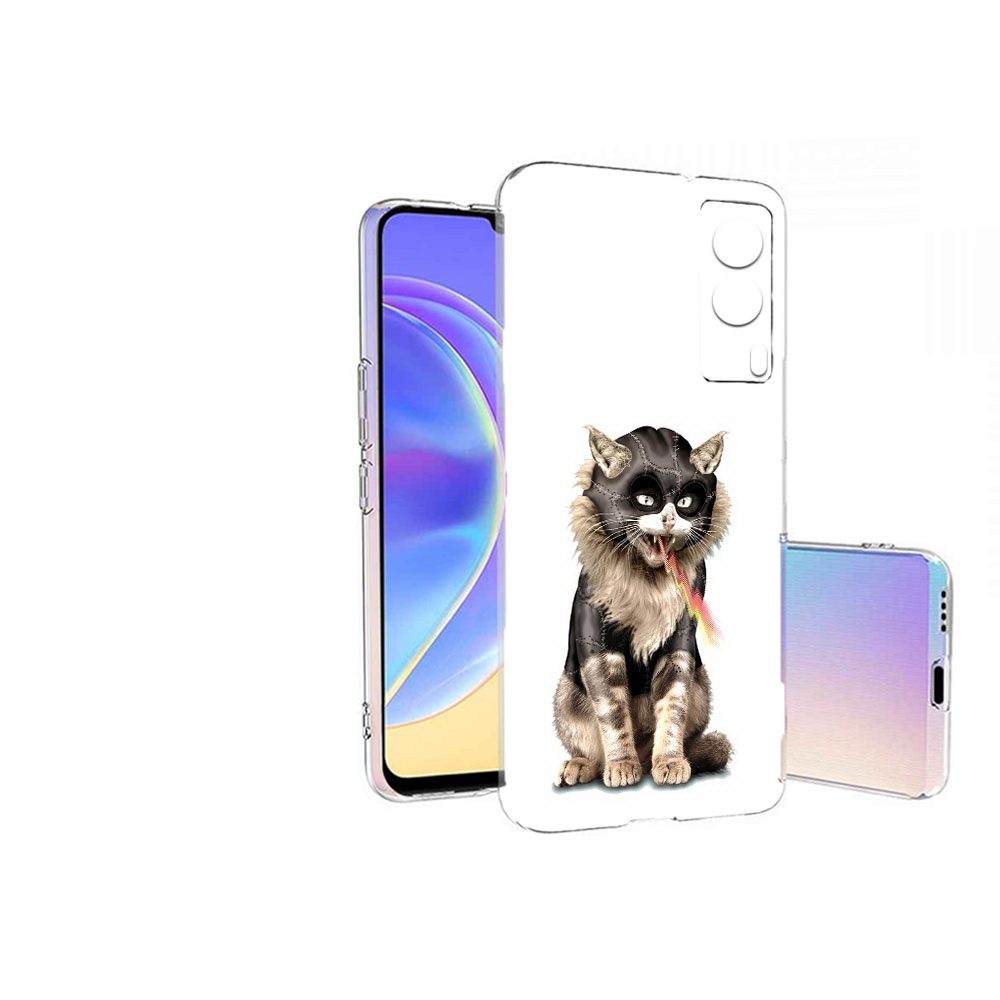 

Чехол MyPads Tocco для Vivo V21E дьяволский кот (PT161736.380.341), Прозрачный, Tocco