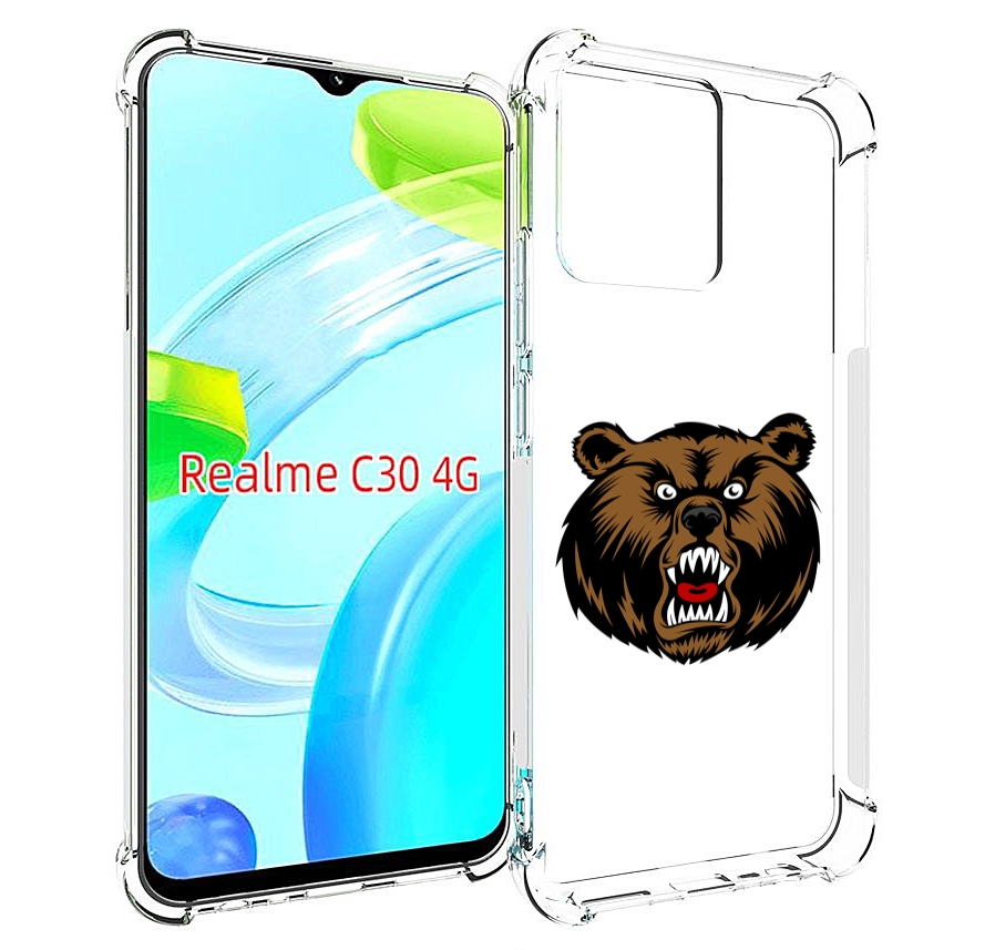 

Чехол MyPads бурый для Realme C30 4G / Narzo 50i Prime, Прозрачный, Tocco