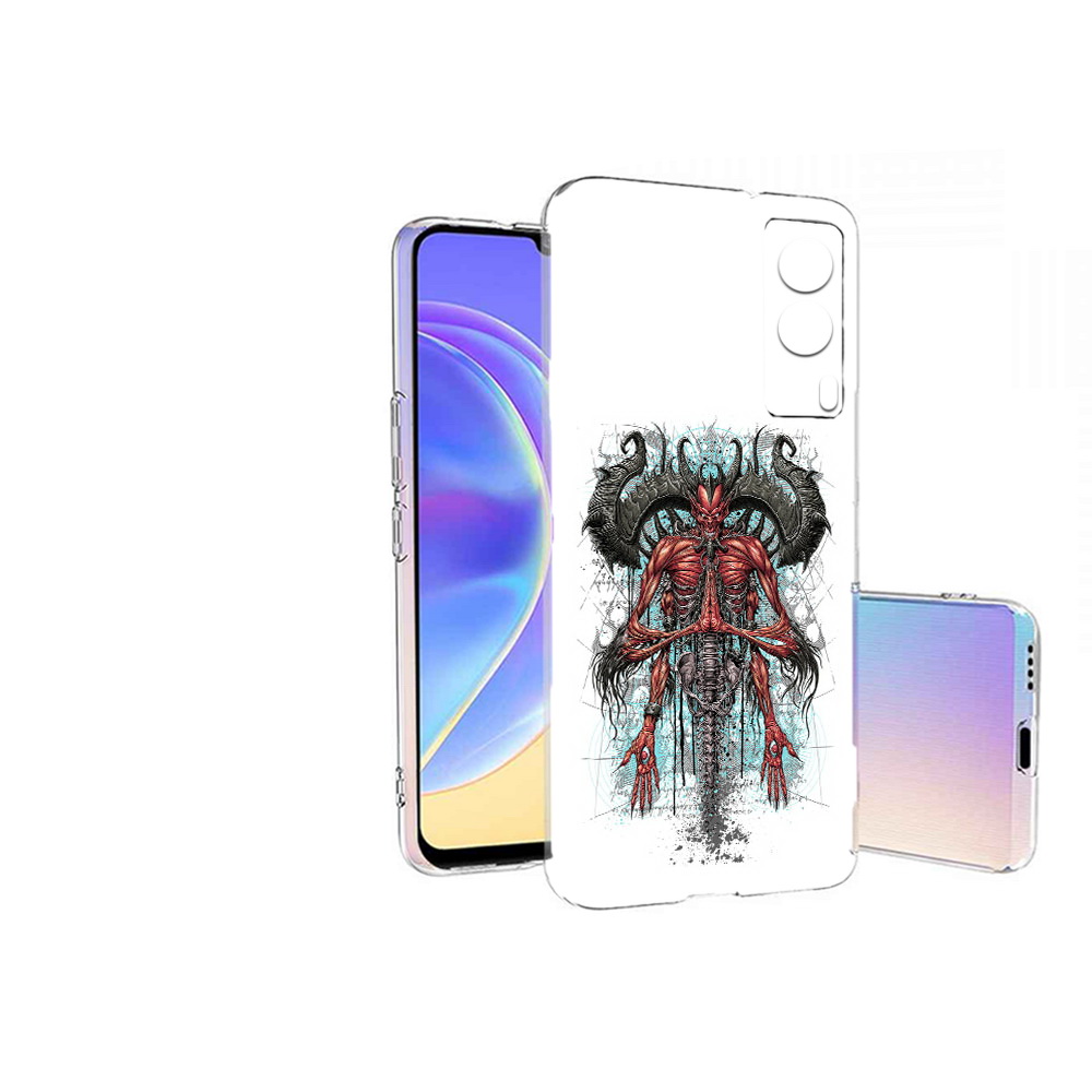 

Чехол MyPads Tocco для Vivo V21E дьявол (PT161736.380.340), Прозрачный, Tocco