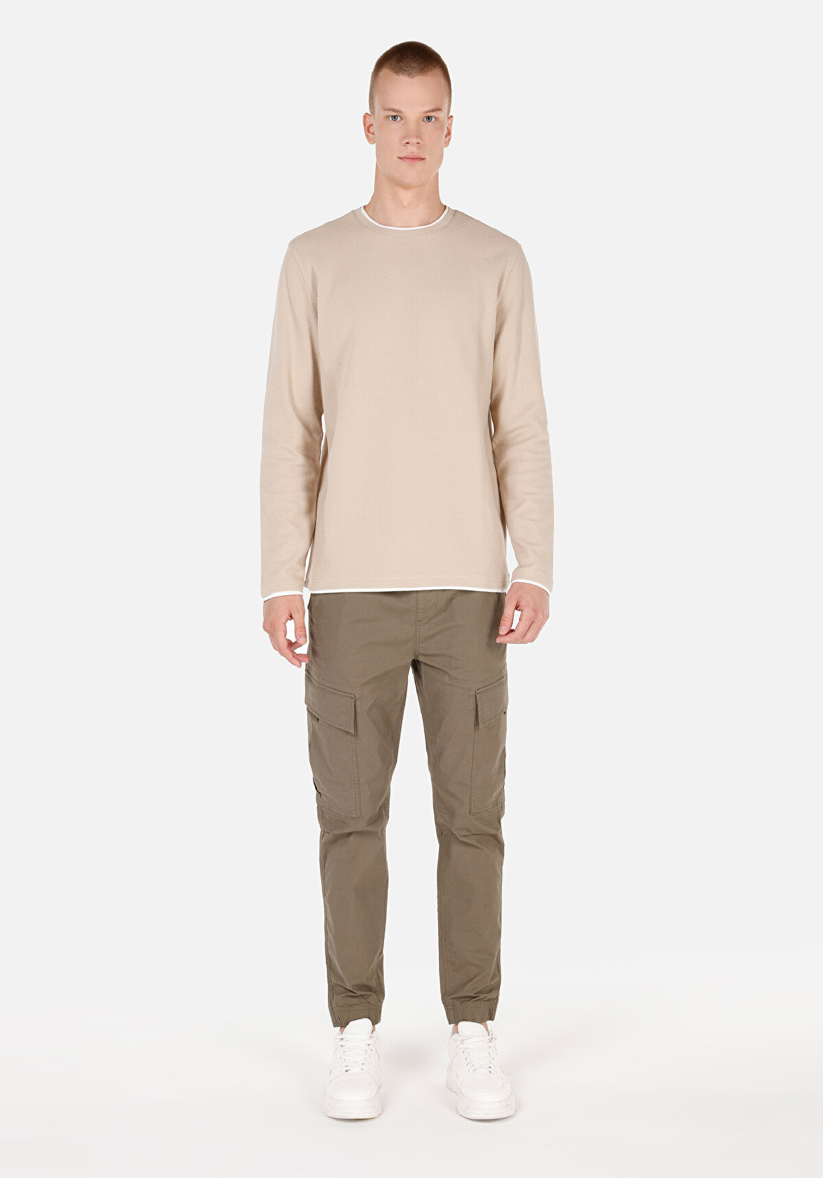 

Брюки мужские Colin's CL1069919 хаки XL, CL1069919