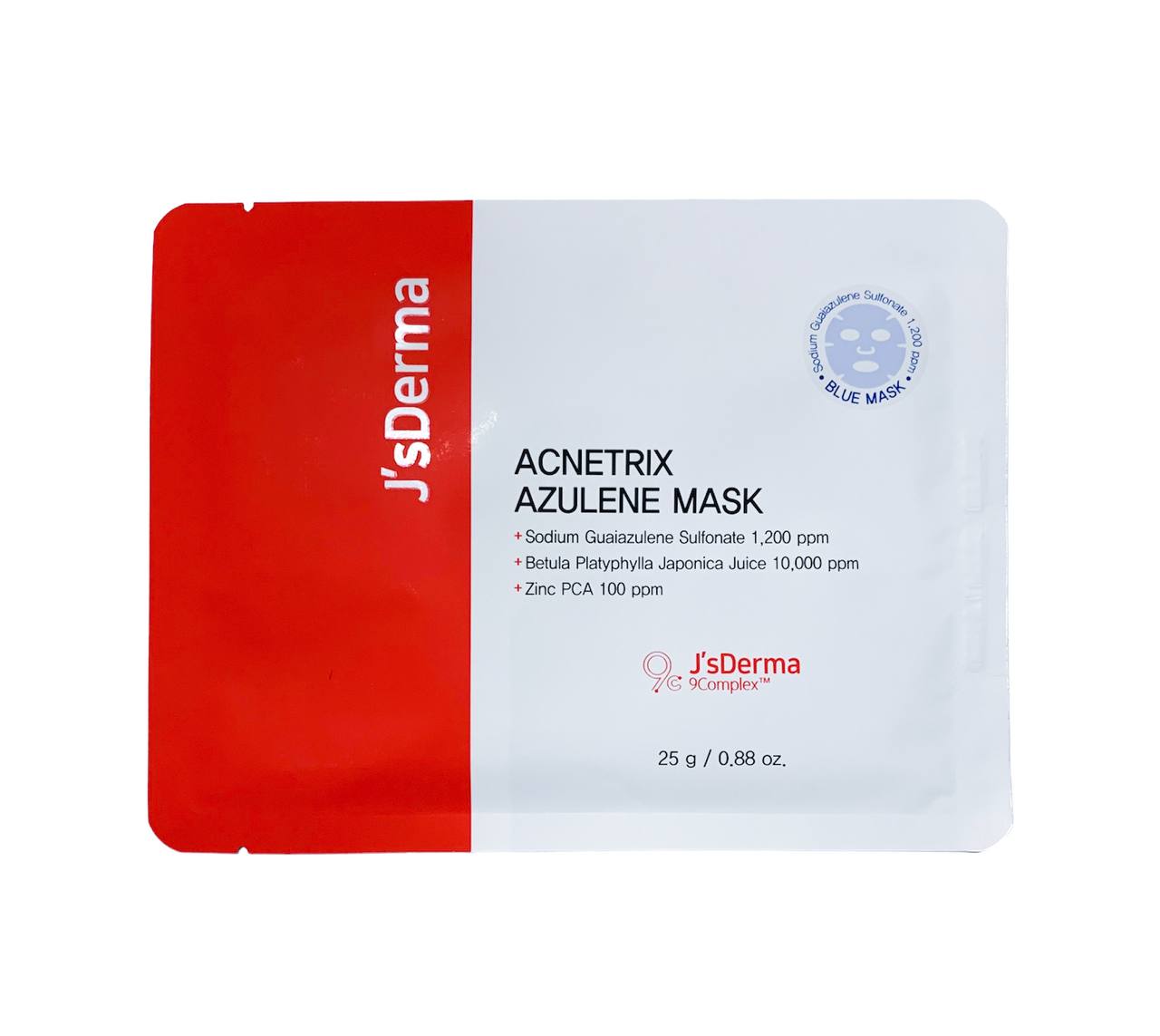 

Успокаивающая маска с азуленом JsDERMA Acnetrix Azulene Mask, 25 г