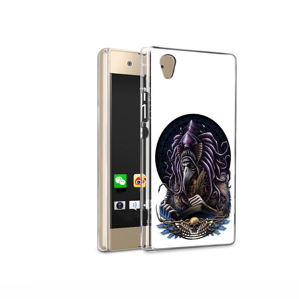 

Чехол MyPads Tocco для Sony Xperia XA1 Ultra умный ворон (PT67027.252.650), Прозрачный, Tocco