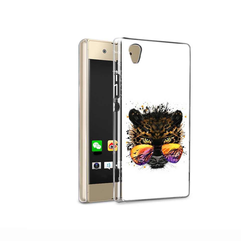 

Чехол MyPads Tocco для Sony Xperia XA1 Ultra тропический леопард (PT67027.252.649), Прозрачный, Tocco