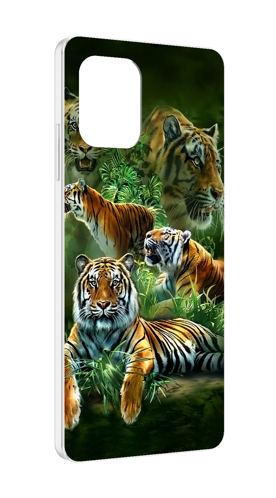 

Чехол MyPads Тигры для UMIDIGI Power 7 Max / Power 7S, Прозрачный, Tocco