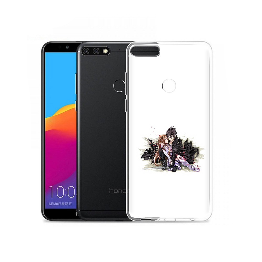 

Чехол MyPads Tocco для Honor 7C Pro аниме асуна (PT113786.47.222), Прозрачный, Tocco