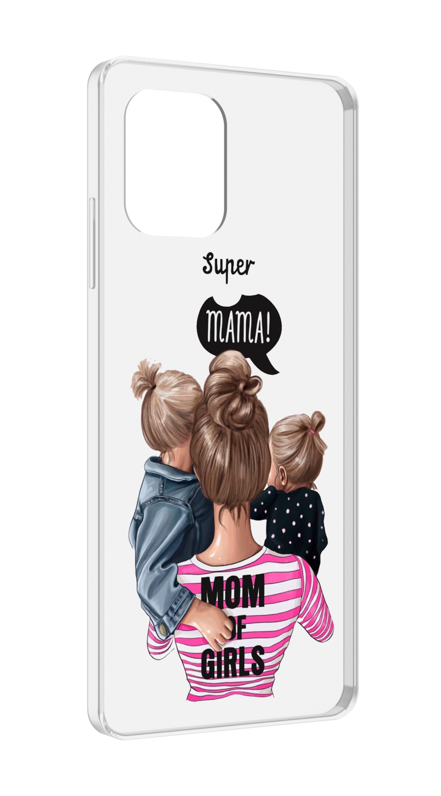 

Чехол MyPads Супер-мама-2 женский для UMIDIGI Power 7 Max / Power 7S, Прозрачный, Tocco