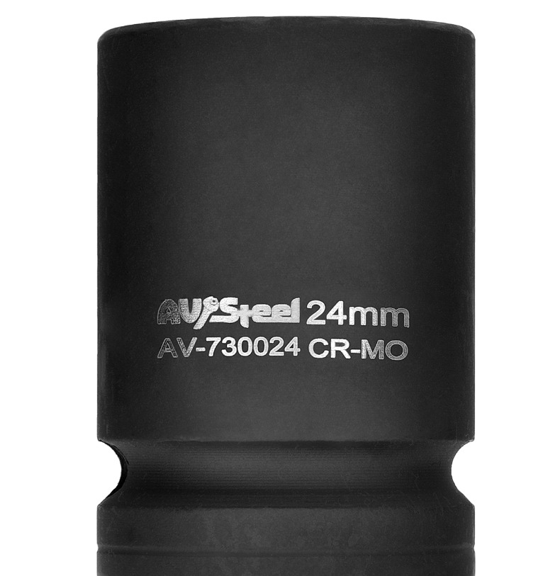 

Головка ударная 3/4", шестигранная, 24 мм "AV Steel", AV-730024