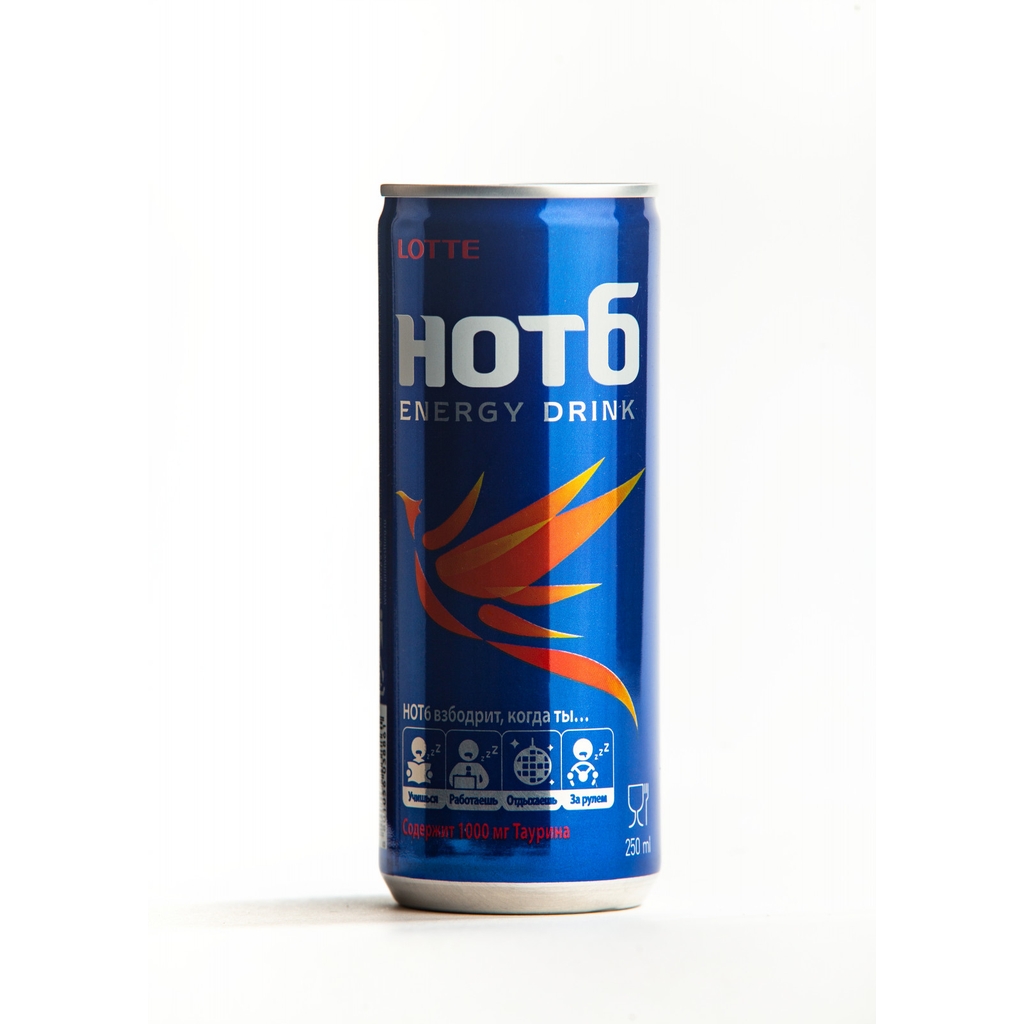 Напиток энергетический Lotte Hot6 Original безалкогольный 0,25 л