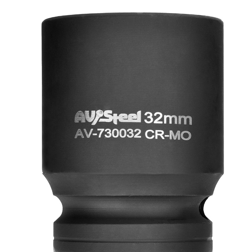 

Головка ударная 3/4" ,шестигранная, 32 мм "AV Steel", AV-730032
