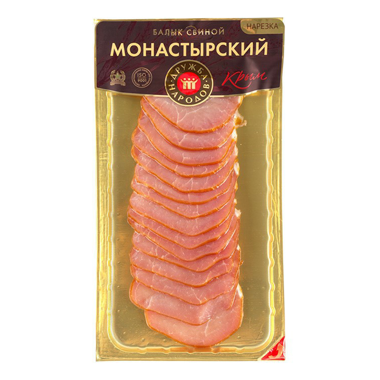 

Балык Дружба народов Моностырский сырокопченый нарезка 150 г