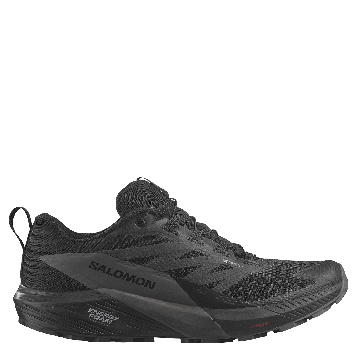 

Кроссовки мужские Salomon Sense ride 5 gtx черные 9.5 UK, Черный, Sense ride 5 gtx
