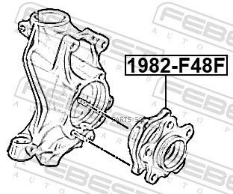 

Ступица Передняя FEBEST 1982F48F