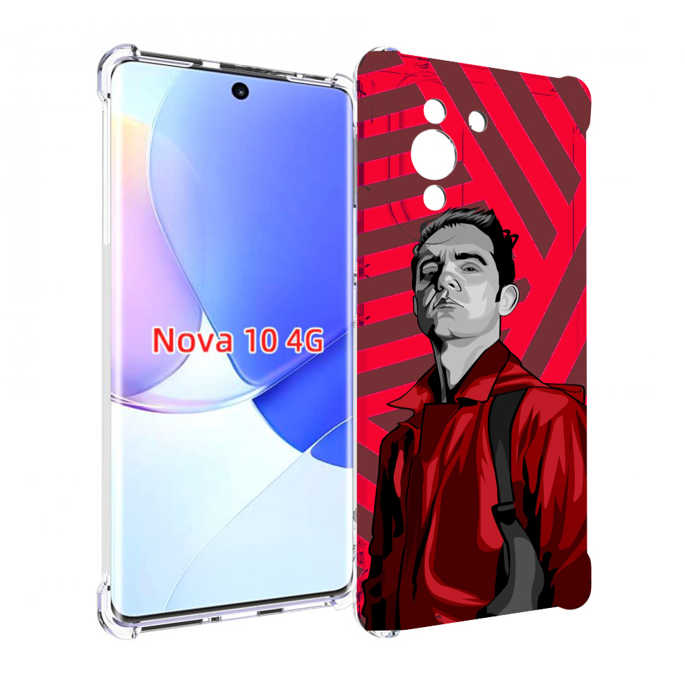

Чехол MyPads Берлин-бумажный-дом для Huawei Nova 10, Прозрачный, Tocco