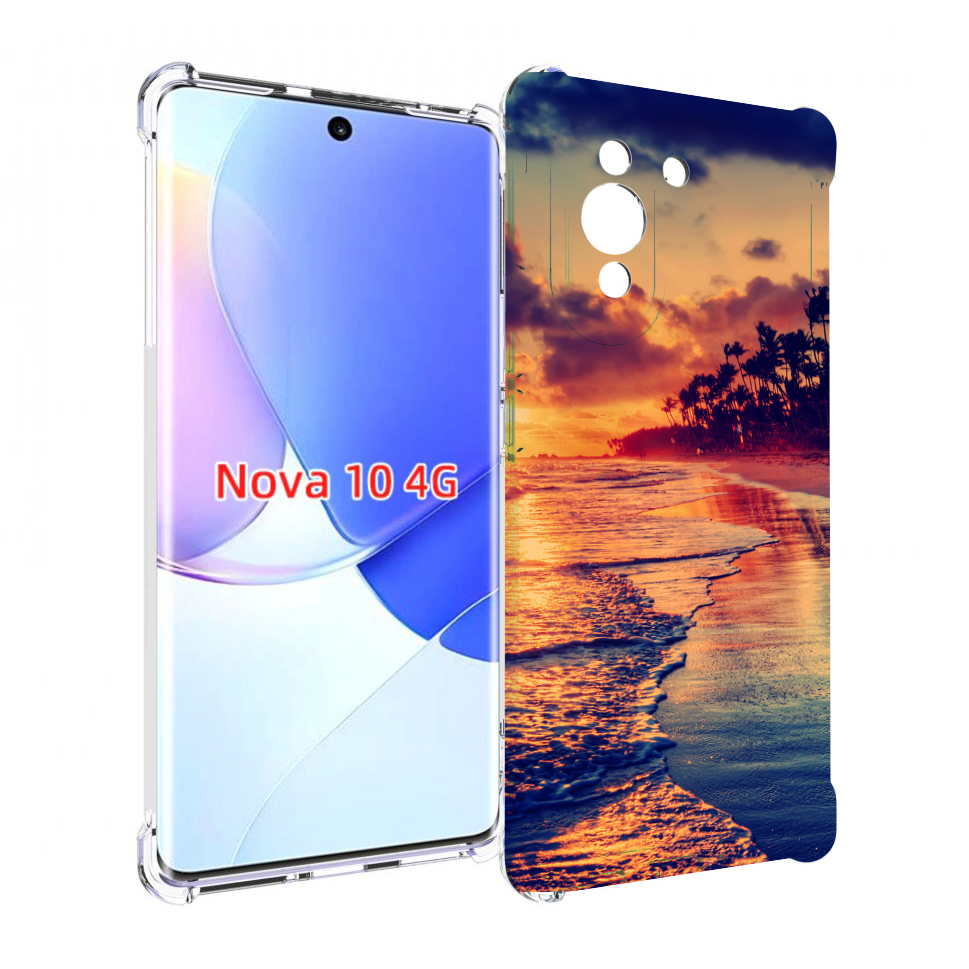 

Чехол MyPads Берег для Huawei Nova 10, Прозрачный, Tocco