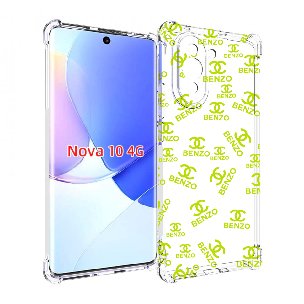 

Чехол MyPads Белый-Бензо для Huawei Nova 10, Прозрачный, Tocco