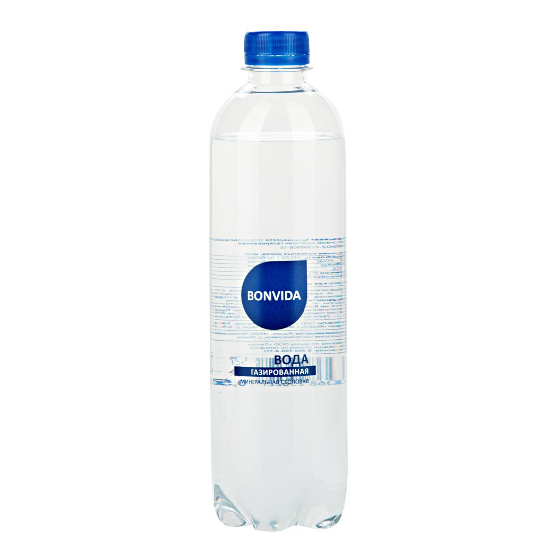 

Вода минеральная Bonvida газированная столовая 0,5 л