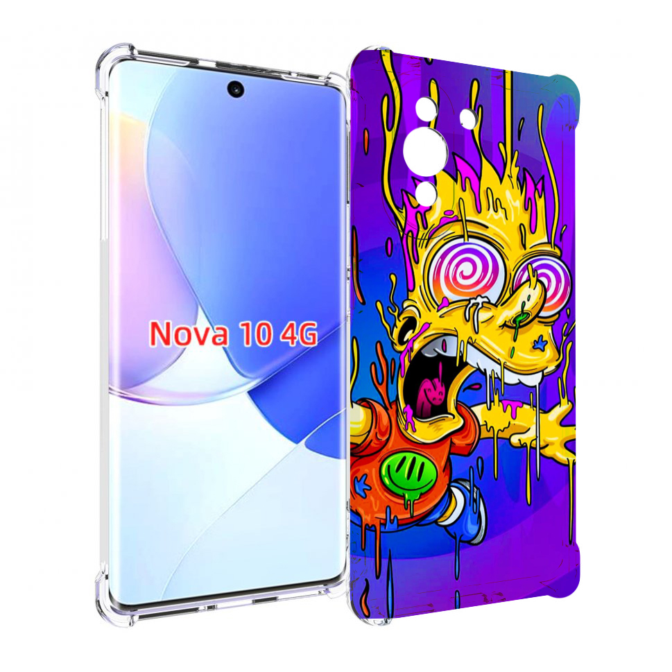 

Чехол MyPads Барт-арт-стрит для Huawei Nova 10, Прозрачный, Tocco