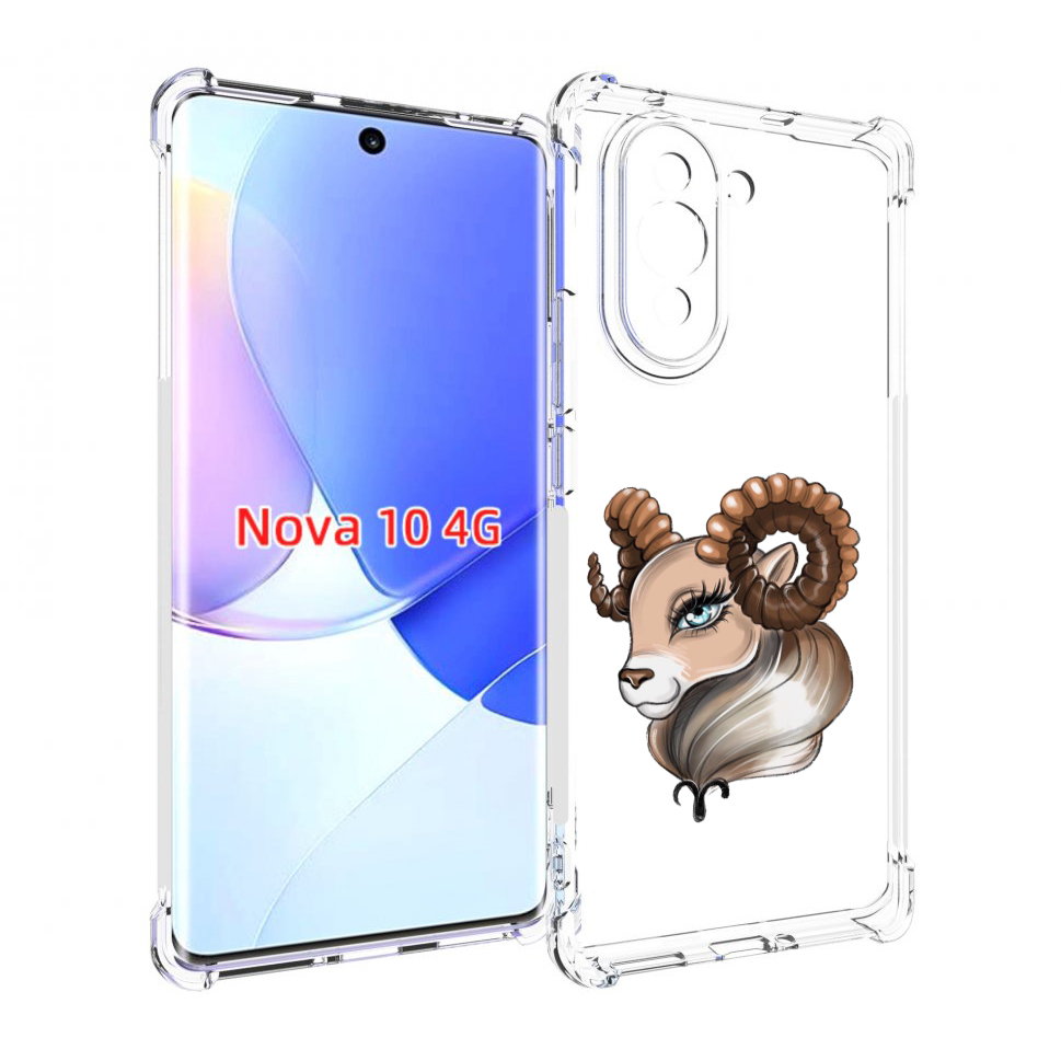 

Чехол MyPads Барашка для Huawei Nova 10, Прозрачный, Tocco
