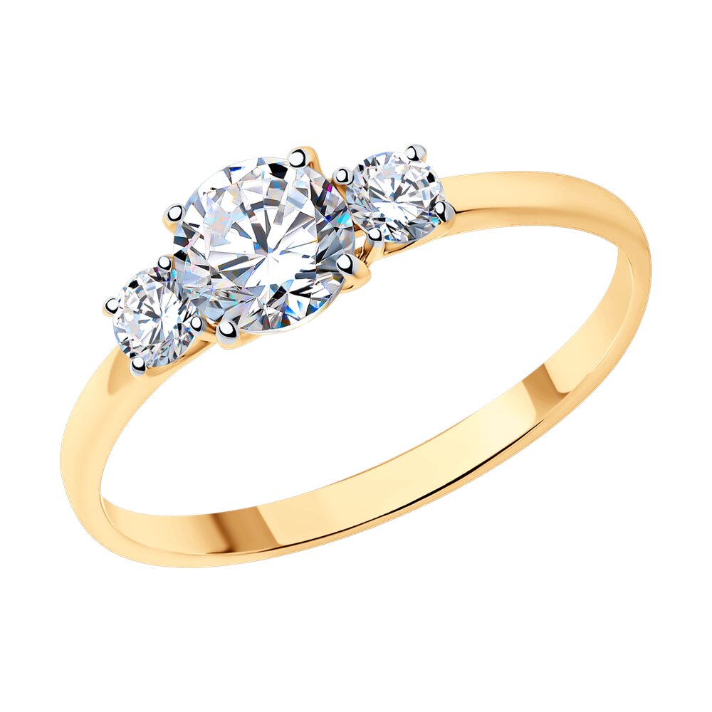 

Кольцо из серебра р. 16 SOKOLOV 93011093, фианит, 93011093