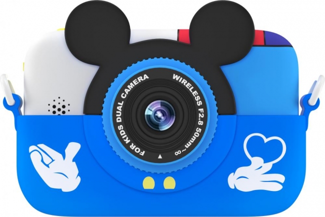 Детский цифровой фотоаппарат GSMIN Fun Camera Memory Blue (BT601166)