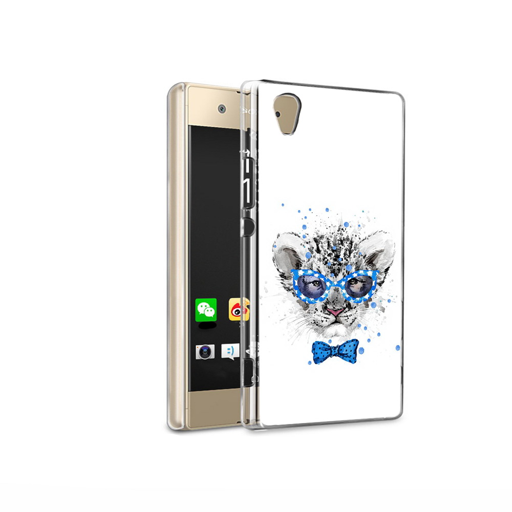 

Чехол MyPads Tocco для Sony Xperia XA1 Ultra тигренок с бабочкой (PT67027.252.642), Прозрачный, Tocco