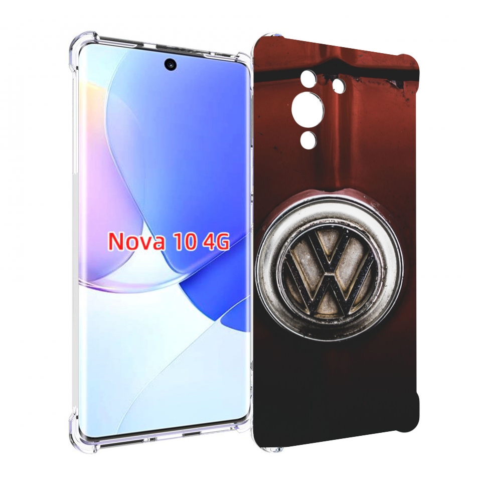 

Чехол MyPads volkwagen фольскваген 1 мужской для Huawei Nova 10, Прозрачный, Tocco