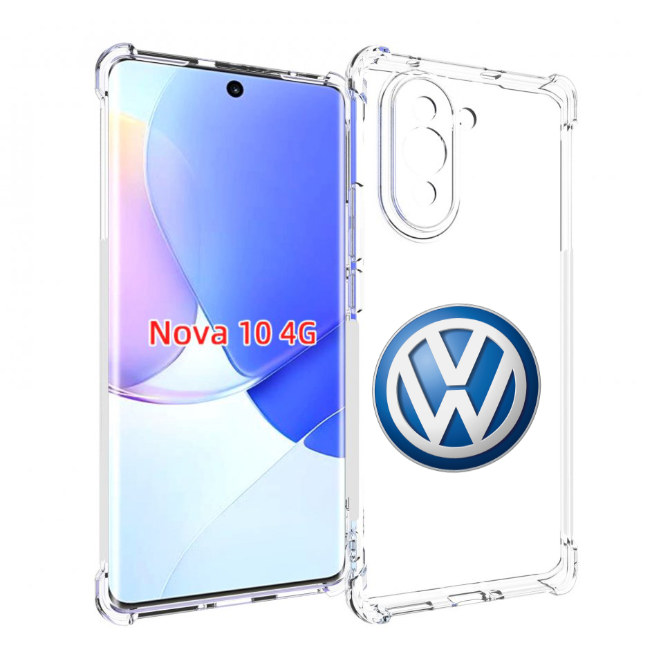 

Чехол MyPads volkswagen мужской для Huawei Nova 10, Прозрачный, Tocco