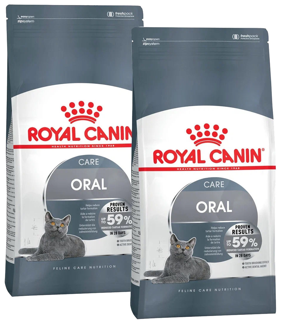 

Сухой корм для кошек Royal Canin Oral Care от заболеваний зубов и десен, 2 шт по 1,5 кг