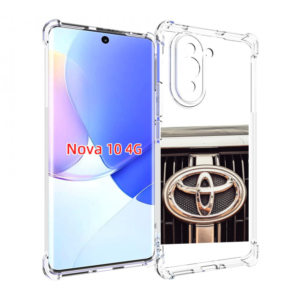 

Чехол MyPads toyota тоиота 3 для Huawei Nova 10, Прозрачный, Tocco