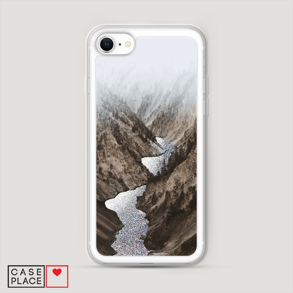 

Чехол Awog на Apple iPhone SE 2020 / Айфон SE 2020 "Горная река", Разноцветный, 12491-1