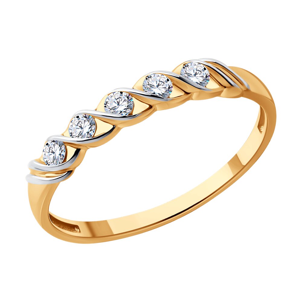 

Кольцо из красного золота с бриллиантом р.  Diamant 51-210-01974-1, 51-210-01974-1