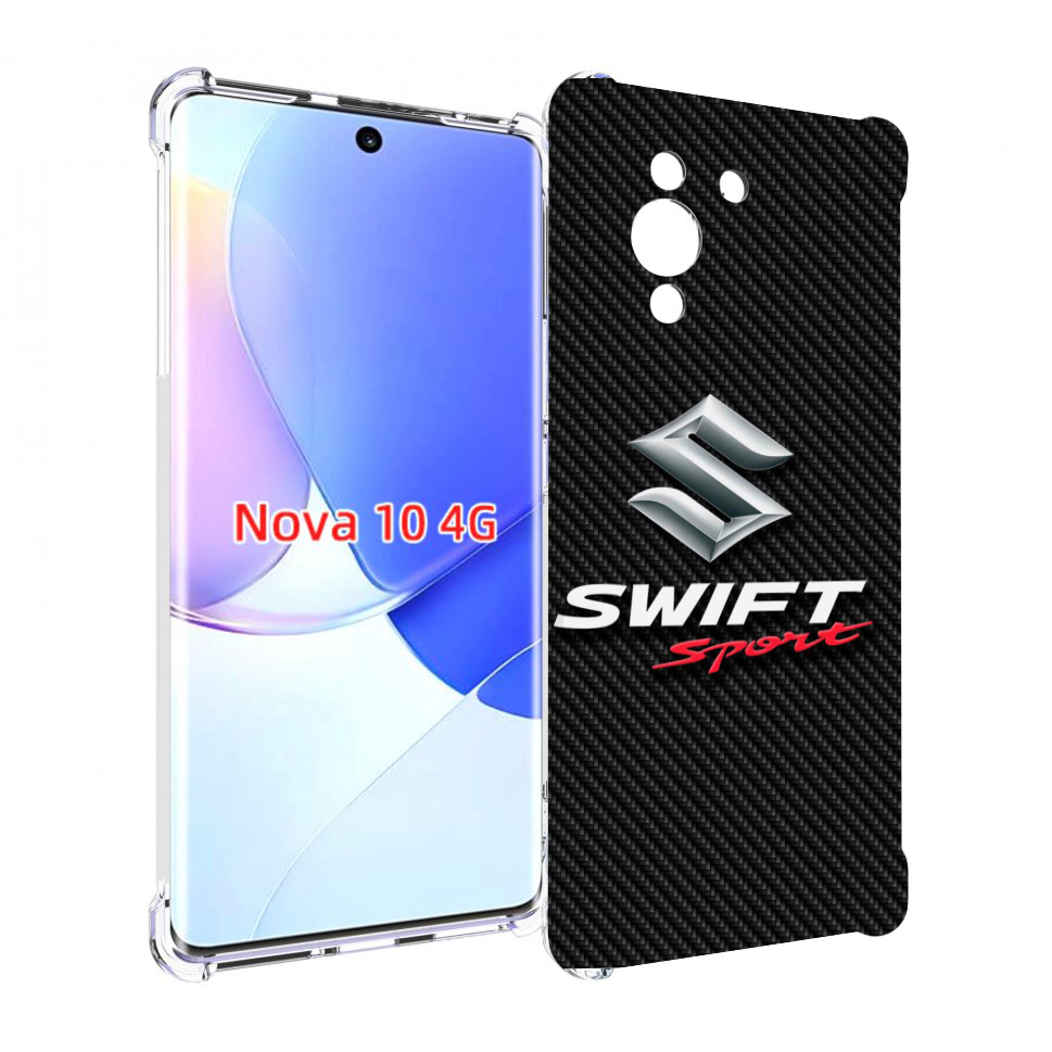 

Чехол MyPads suzuki сузуки 1 мужской для Huawei Nova 10, Прозрачный, Tocco