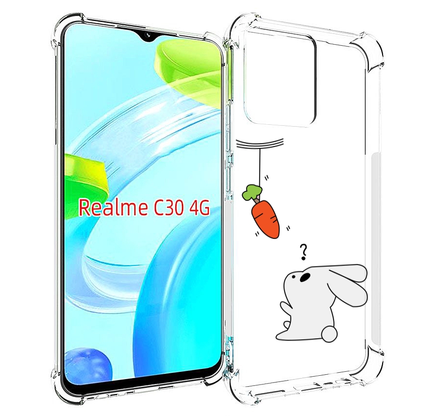 

Чехол MyPads морковка детский для Realme C30 4G / Narzo 50i Prime, Прозрачный, Tocco