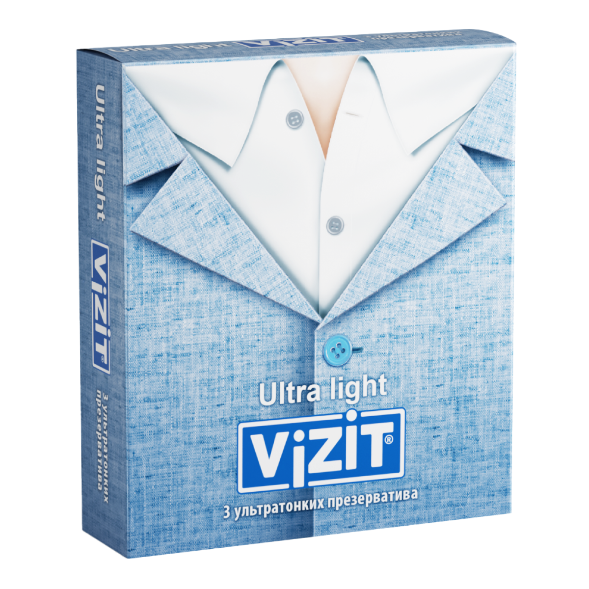 фото Презервативы vizit ultra light ультратонкие 3 шт.