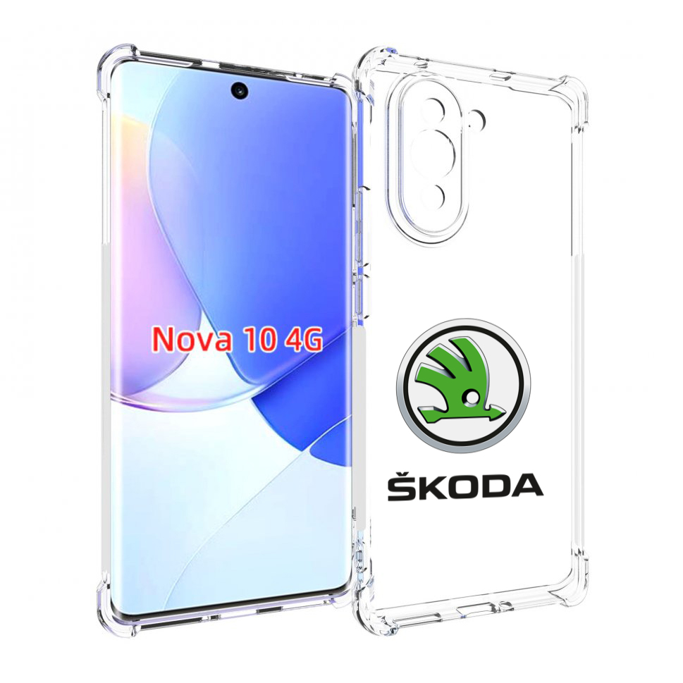 

Чехол MyPads skoda-шкода-4 мужской для Huawei Nova 10, Прозрачный, Tocco