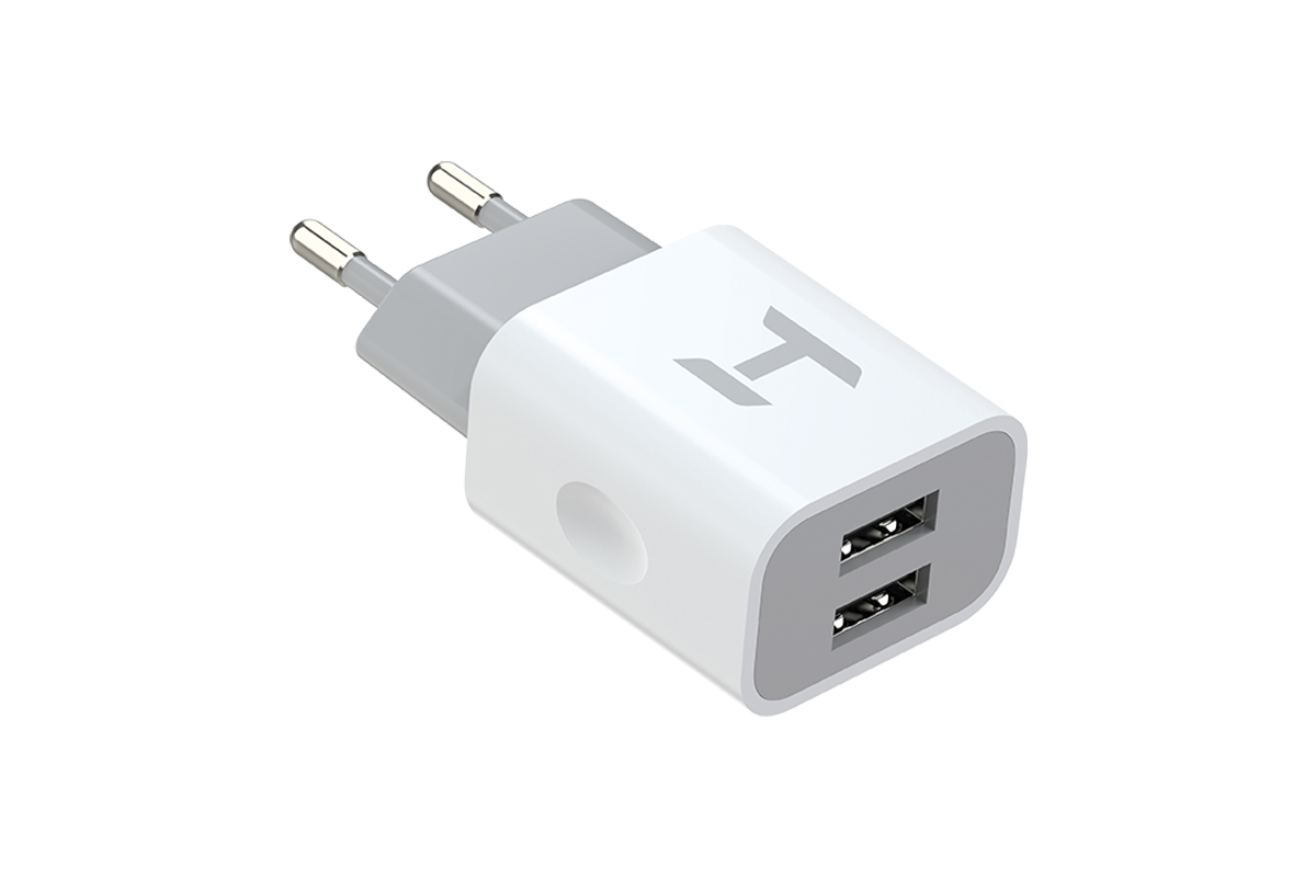 

Сетевое зарядное устройство Harper WCH 8220 type-c - usb 2xUSB 2 А белый, WCH 8220