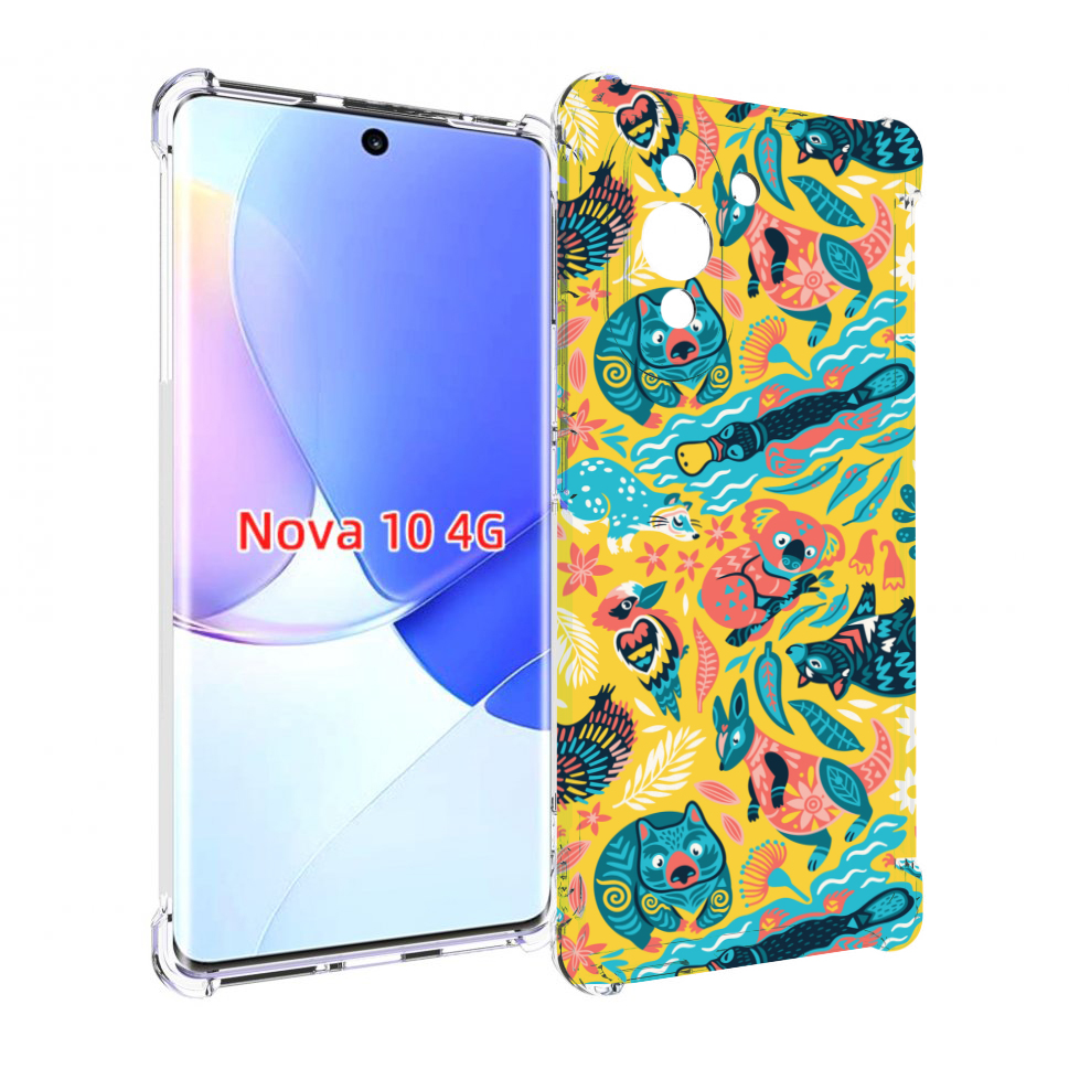 фото Чехол mypads seamless-pattern для huawei nova 10