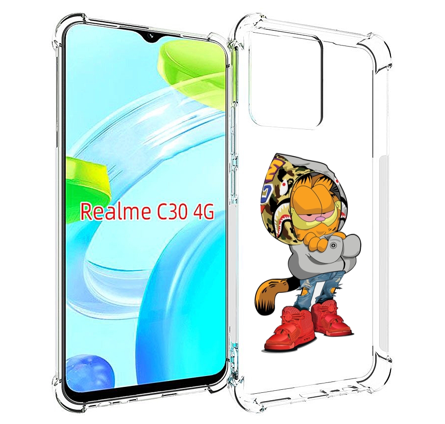 

Чехол MyPads модный-котяра детский для Realme C30 4G / Narzo 50i Prime, Прозрачный, Tocco