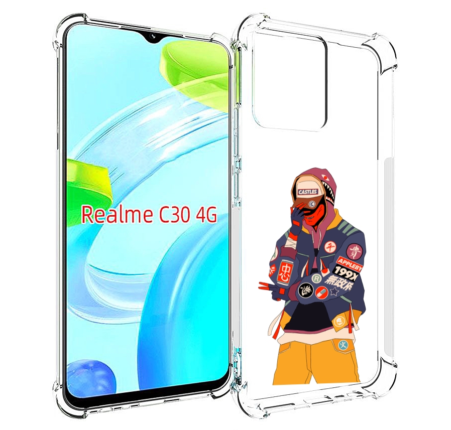 

Чехол MyPads модник для Realme C30 4G / Narzo 50i Prime, Прозрачный, Tocco