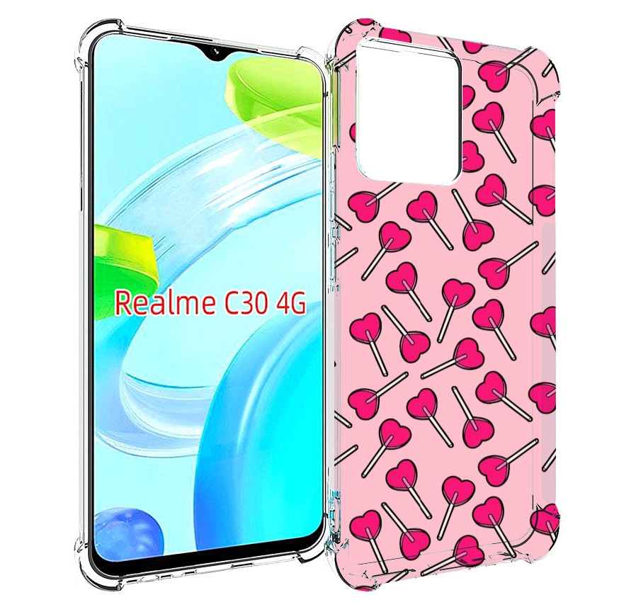 

Чехол MyPads много лединцов для Realme C30 4G / Narzo 50i Prime, Прозрачный, Tocco