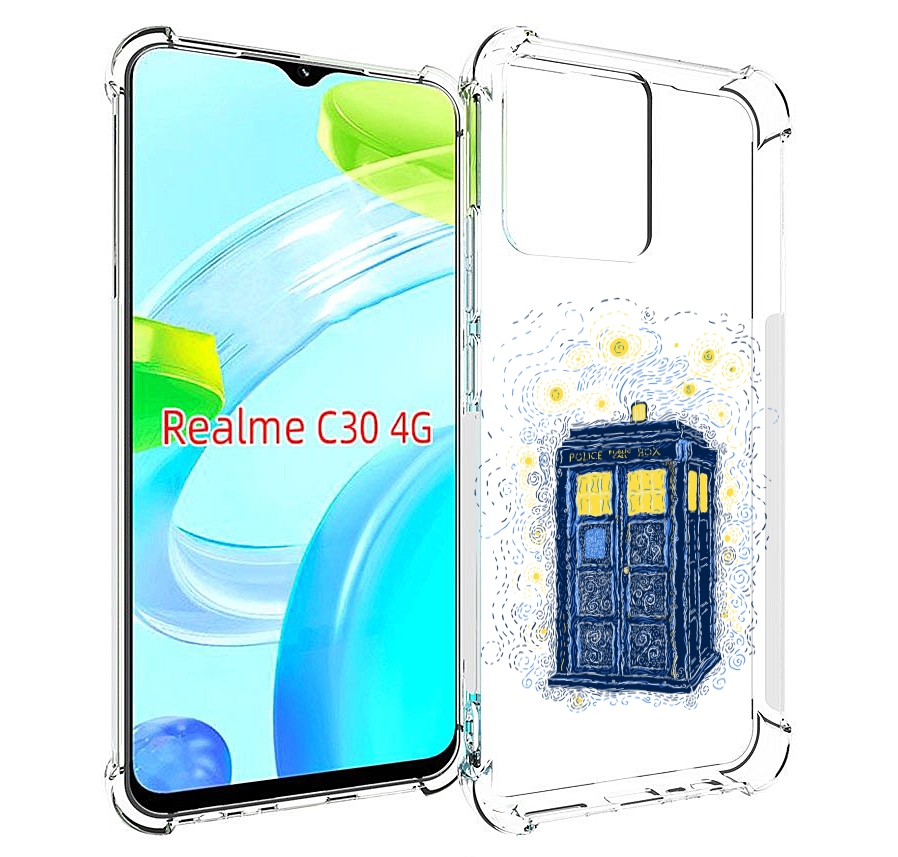 

Чехол MyPads будка рисунок для Realme C30 4G / Narzo 50i Prime, Прозрачный, Tocco