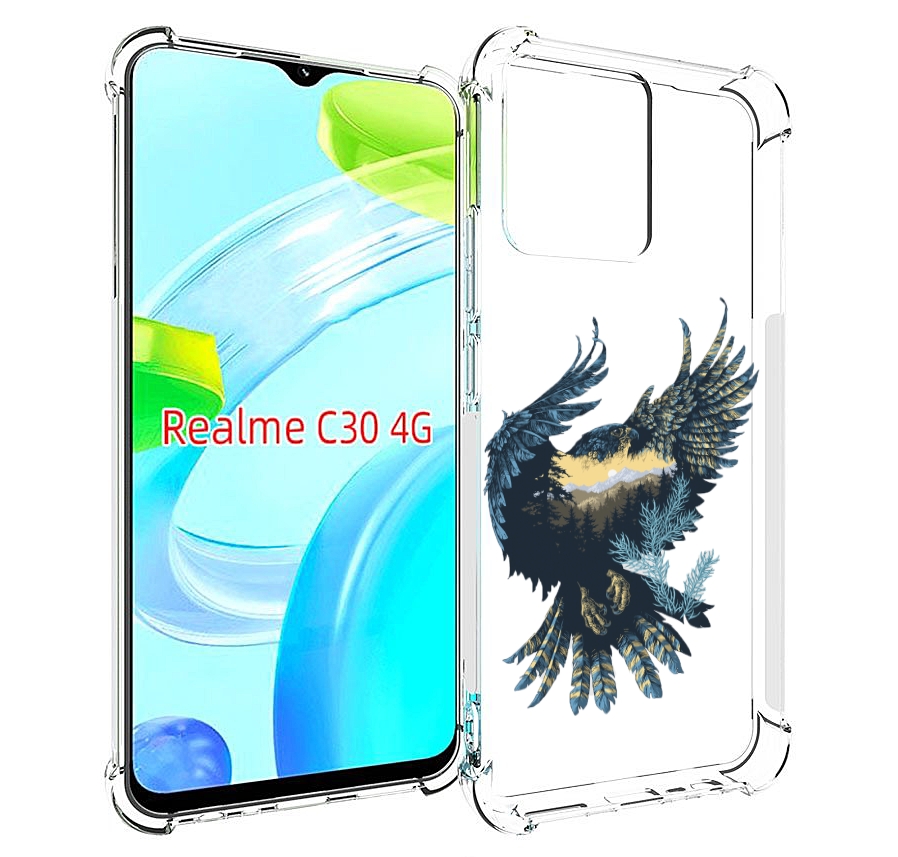 

Чехол MyPads мирок в соколе для Realme C30 4G / Narzo 50i Prime, Прозрачный, Tocco