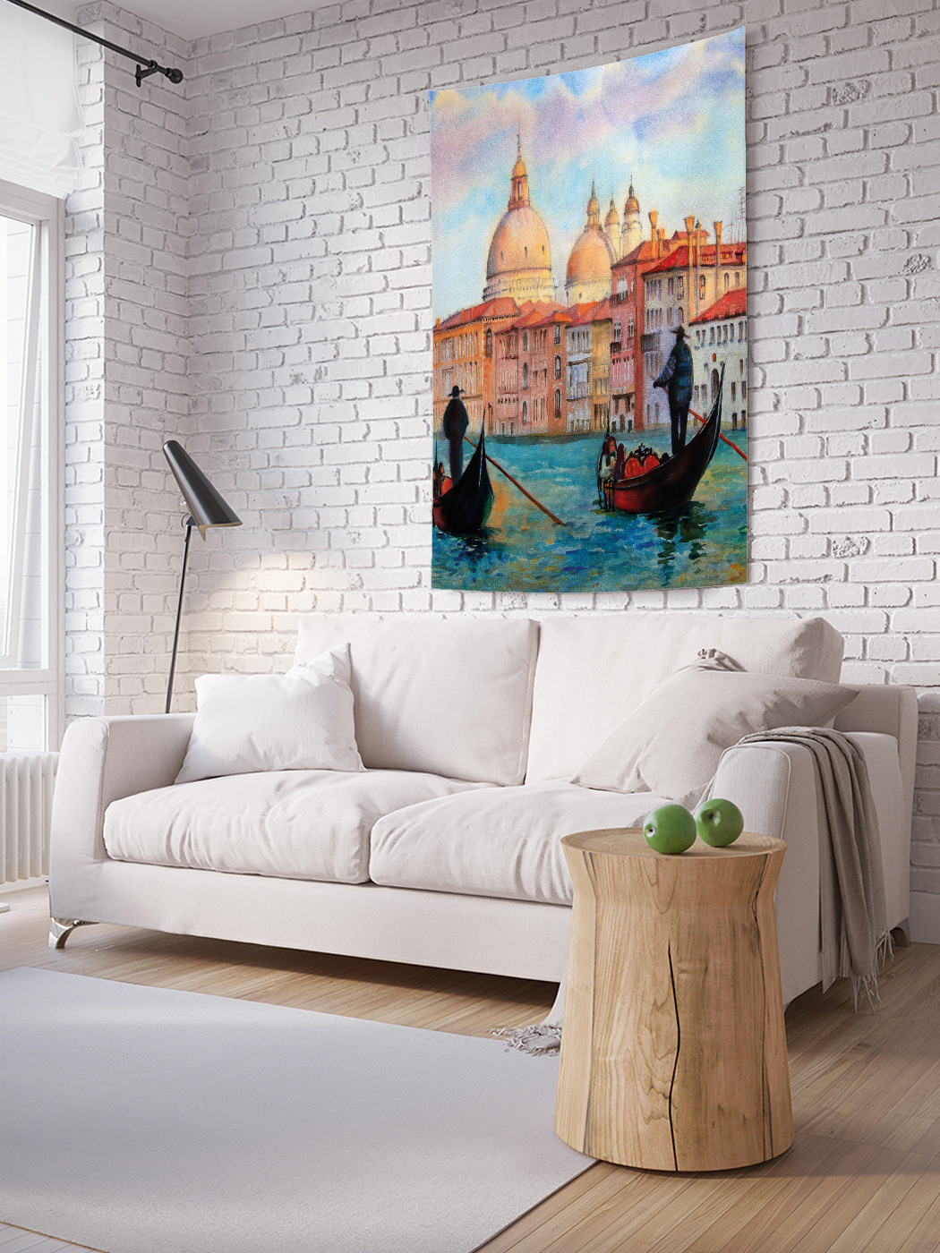 

Вертикальное фотопанно на стену JoyArty Гондольеры на реке 150x200 см, Гондольеры на реке