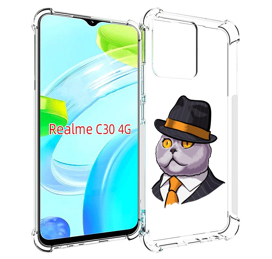 

Чехол MyPads британец для Realme C30 4G / Narzo 50i Prime, Прозрачный, Tocco