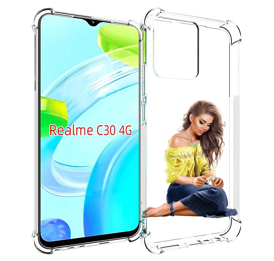 

Чехол MyPads миленькая-девочка женский для Realme C30 4G / Narzo 50i Prime, Прозрачный, Tocco