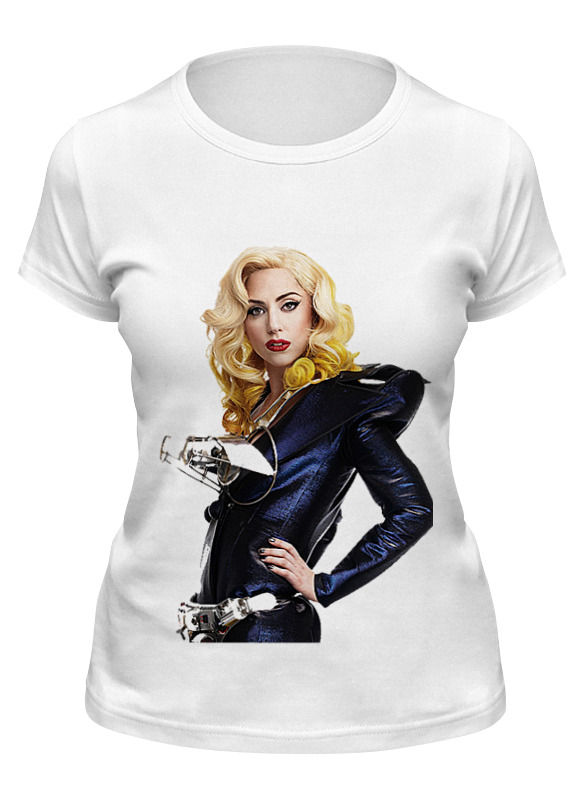 

Футболка женская Printio Lady gaga the best белая 2XL, Белый, Lady gaga the best
