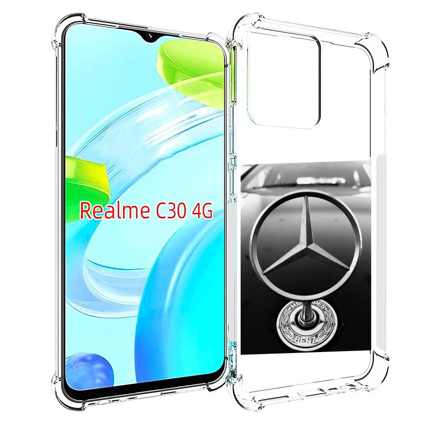 

Чехол MyPads mercedes 6 мужской для Realme C30 4G / Narzo 50i Prime, Прозрачный, Tocco