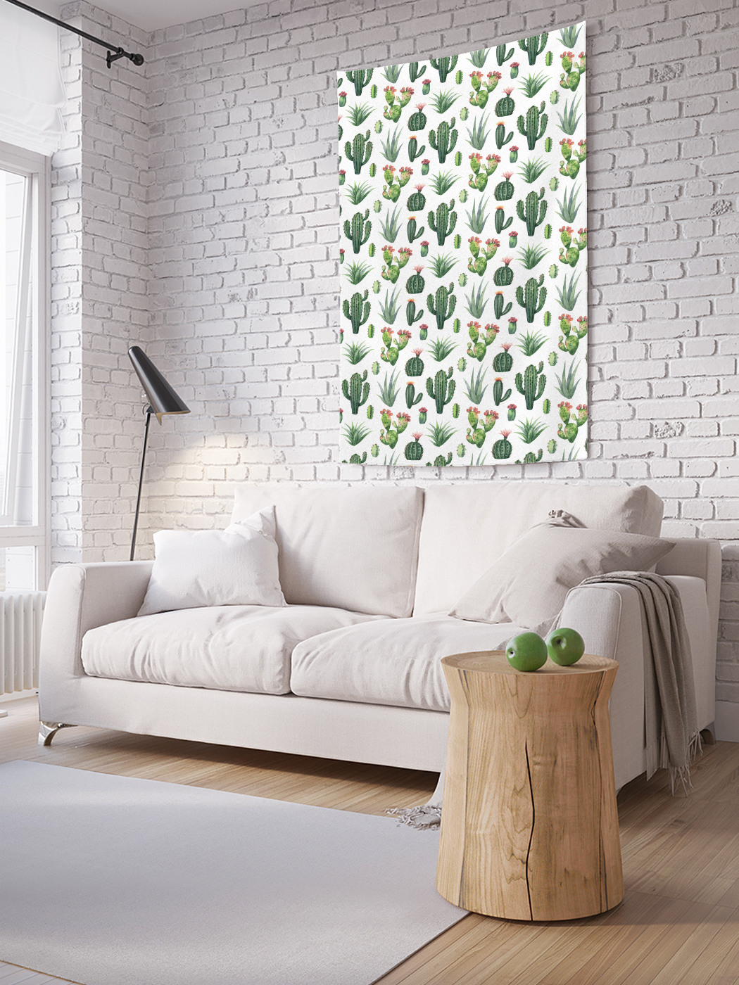 

Вертикальное фотопанно на стену JoyArty Кактусный рай 150x200 см, Кактусный рай