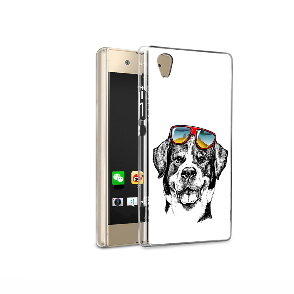 

Чехол MyPads Tocco для Sony Xperia XA1 Ultra счастливая собака (PT67027.252.631), Прозрачный, Tocco